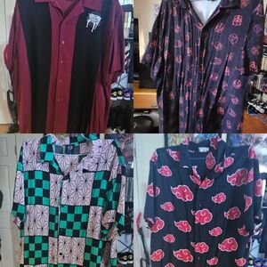 Pop Culture Button-Up Shirts